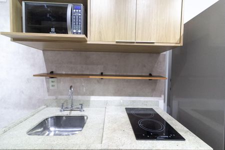 Studio para alugar com 23m², 1 quarto e sem vaga Studio para alugar com 23m², 1 quarto e sem vagaCozinha