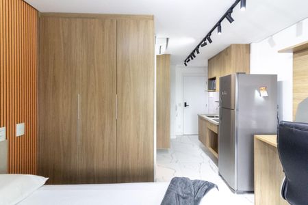 Studio para alugar com 23m², 1 quarto e sem vaga Studio para alugar com 23m², 1 quarto e sem vagaQuarto