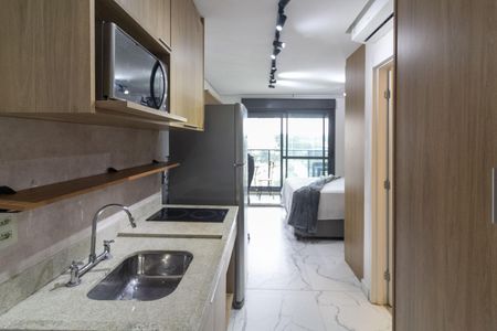 Studio para alugar com 23m², 1 quarto e sem vaga Studio para alugar com 23m², 1 quarto e sem vagaCozinha