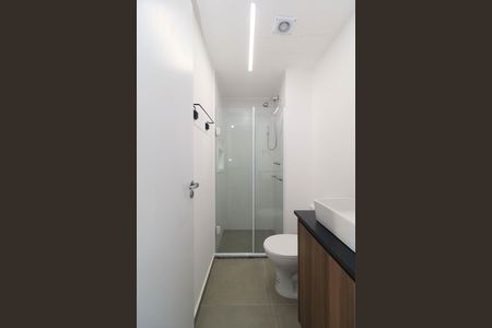 Studio para alugar com 26m², 1 quarto e sem vaga Studio para alugar com 26m², 1 quarto e sem vagaBanheiro