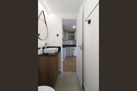 Studio para alugar com 26m², 1 quarto e sem vaga Studio para alugar com 26m², 1 quarto e sem vagaBanheiro