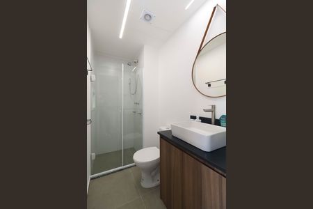 Studio para alugar com 26m², 1 quarto e sem vaga Studio para alugar com 26m², 1 quarto e sem vagaBanheiro