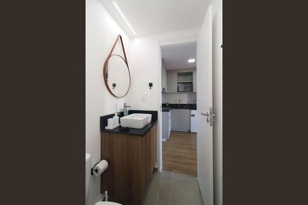 Studio para alugar com 26m², 1 quarto e sem vaga Studio para alugar com 26m², 1 quarto e sem vagaBanheiro