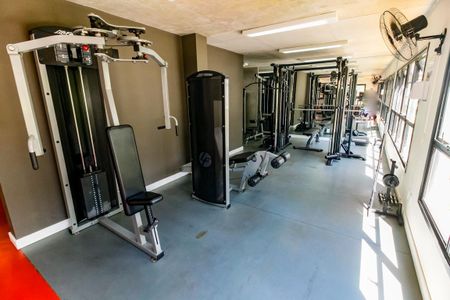 Apartamento para alugar com 140m², 1 quarto e 2 vagas Apartamento para alugar com 140m², 1 quarto e 2 vagasÁrea comum - Academia