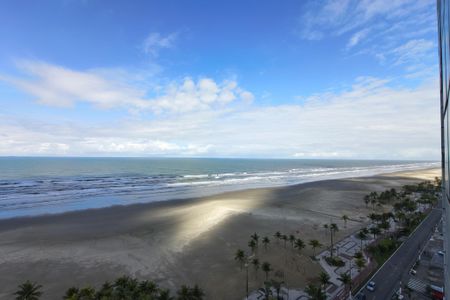 Vista da sala  de apartamento para alugar com 1 quarto, 42m² em Aviação, Praia Grande