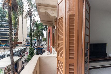 Varanda da Sala de apartamento para alugar com 1 quarto, 50m² em República, São Paulo