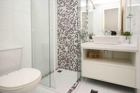 Apartamento à venda com 64m², 2 quartos e 1 vaga Apartamento à venda com 64m², 2 quartos e 1 vagaBanheiro da Social