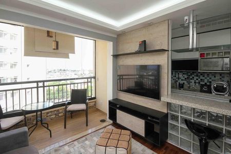 Sala de apartamento à venda com 2 quartos, 64m² em Parque Independencia, São Paulo