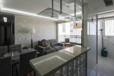 Sala de apartamento à venda com 2 quartos, 64m² em Parque Independencia, São Paulo
