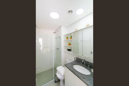 Studio para alugar com 25m², 1 quarto e sem vaga Studio para alugar com 25m², 1 quarto e sem vagaBanheiro