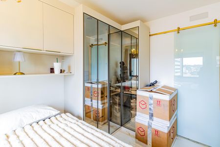 Quarto Suíte de apartamento para alugar com 1 quarto, 30m² em Vila Cordeiro, São Paulo