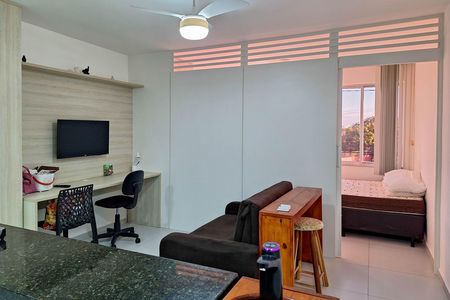 Sala de apartamento para alugar com 1 quarto, 50m² em Itaipu, Niterói
