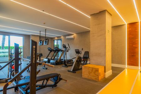 Apartamento à venda com 35m², 1 quarto e 1 vaga Apartamento à venda com 35m², 1 quarto e 1 vagaÁrea comum - Academia