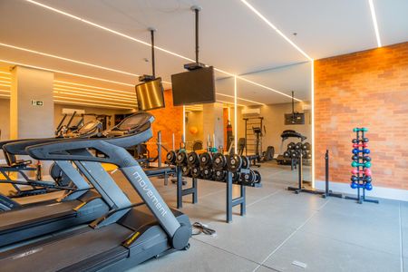 Apartamento à venda com 35m², 1 quarto e 1 vaga Apartamento à venda com 35m², 1 quarto e 1 vagaÁrea comum - Academia