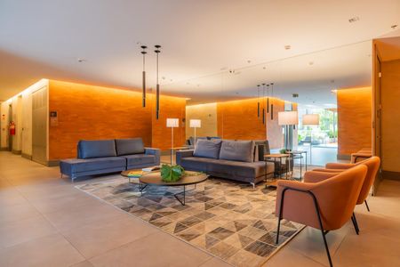 Apartamento à venda com 35m², 1 quarto e 1 vaga Apartamento à venda com 35m², 1 quarto e 1 vagaHall social