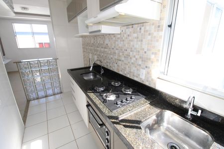 Cozinha de apartamento para alugar com 2 quartos, 43m² em Núcleo Lageado, São Paulo