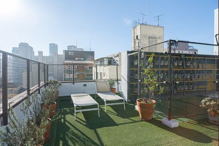 Apartamento para alugar com 60m², 1 quarto e 1 vaga Apartamento para alugar com 60m², 1 quarto e 1 vagaÁrea comum - Terraço