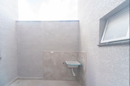 Vista da Sala de apartamento à venda com 2 quartos, 47m² em Vila Humaita, Santo André