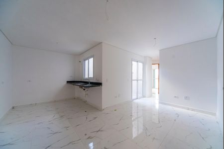 Sala de apartamento à venda com 2 quartos, 47m² em Vila Humaita, Santo André