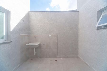 Vista da Sala de apartamento à venda com 2 quartos, 48m² em Vila América, Santo André