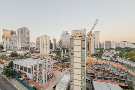 Vista da Varanda de apartamento à venda com 1 quarto, 27m² em Pinheiros, São Paulo