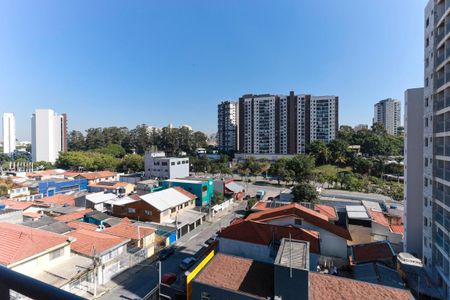 Vista da sacada de kitnet/studio à venda com 1 quarto, 25m² em Vila Dom Pedro Ii, São Paulo