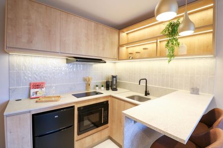 Studio de kitnet/studio à venda com 1 quarto, 30m² em Cidade Monções, São Paulo