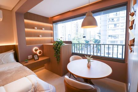 Studio de kitnet/studio à venda com 1 quarto, 30m² em Cidade Monções, São Paulo