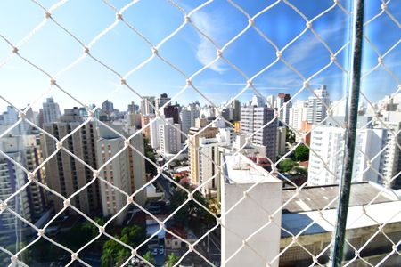 Sala - Vista de apartamento para alugar com 1 quarto, 47m² em Cambuí, Campinas