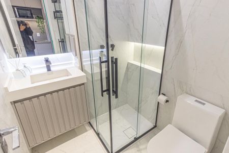 Apartamento para alugar com 26m², 1 quarto e sem vaga Apartamento para alugar com 26m², 1 quarto e sem vagaBanheiro