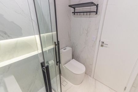 Banheiro de apartamento para alugar com 1 quarto, 26m² em Alto da Mooca, São Paulo