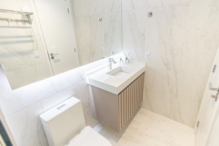 Banheiro de apartamento para alugar com 1 quarto, 30m² em Alto da Mooca, São Paulo