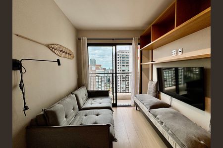 Sala/cozinha de kitnet/studio para alugar com 1 quarto, 37m² em Sumaré, São Paulo