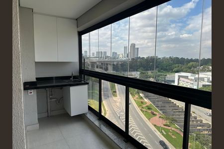 Varanda de apartamento para alugar com 1 quarto, 40m² em Tamboré, Barueri