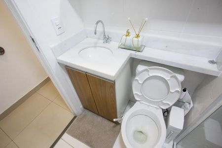 Apartamento para alugar com 58m², 2 quartos e 1 vagaBanheiro Social