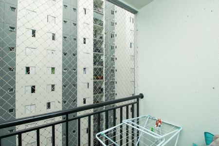 Varanda da Sala de apartamento à venda com 2 quartos, 64m² em Jardim, Santo André