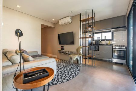 Sala/Cozinha de apartamento para alugar com 2 quartos, 70m² em Pinheiros, São Paulo