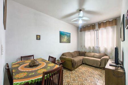 Sala de apartamento para alugar com 1 quarto, 49m² em Guilhermina, Praia Grande