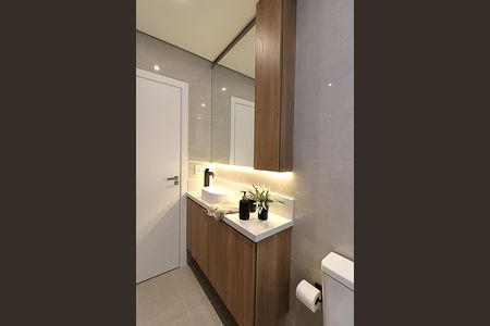 Casa de condomínio para alugar com 196m², 2 quartos e 2 vagasBanheiro Social 
