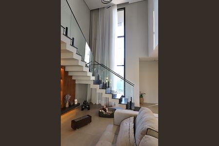 Casa de condomínio para alugar com 196m², 2 quartos e 2 vagasSala  cozinha americana integrada