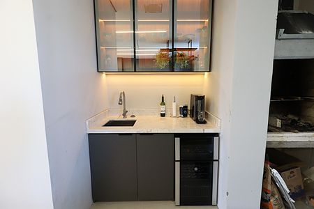Casa de condomínio para alugar com 196m², 2 quartos e 2 vagasSala  cozinha americana integrada