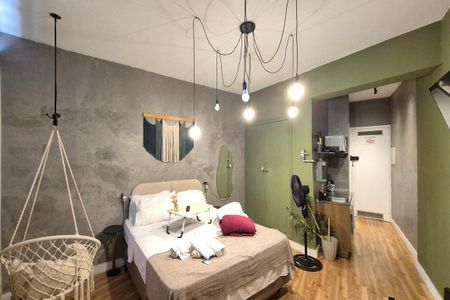 Sala - Quarto  de kitnet/studio à venda com 1 quarto, 35m² em Vila Itapura, Campinas