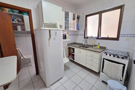 Cozinha de apartamento para alugar com 1 quarto, 55m² em Boqueirão, Praia Grande