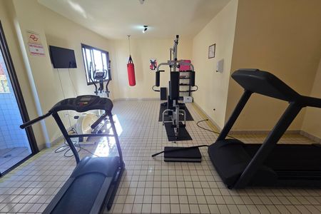 Área comum - Academia de apartamento para alugar com 1 quarto, 55m² em Boqueirão, Praia Grande