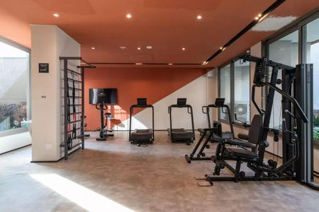 Studio para alugar com 23m², 1 quarto e sem vaga Studio para alugar com 23m², 1 quarto e sem vagaAcademia
