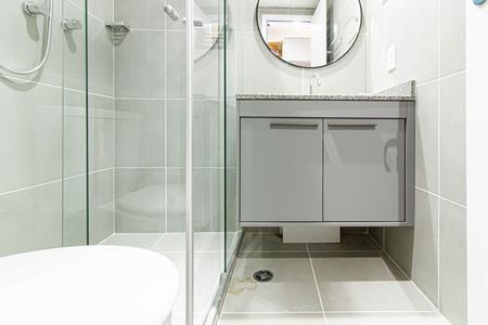Studio para alugar com 23m², 1 quarto e sem vaga Studio para alugar com 23m², 1 quarto e sem vagaBanheiro