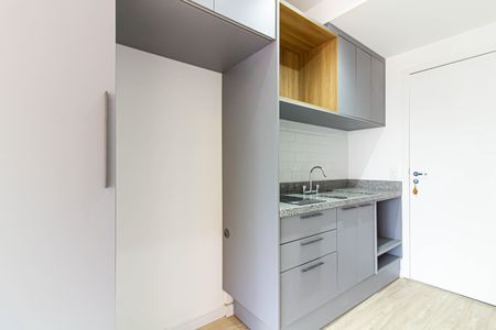 Studio para alugar com 23m², 1 quarto e sem vaga Studio para alugar com 23m², 1 quarto e sem vagaCozinha