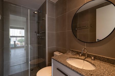 Studio para alugar com 23m², 1 quarto e sem vaga Studio para alugar com 23m², 1 quarto e sem vagaBanheiro