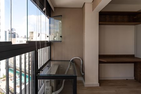 Studio para alugar com 23m², 1 quarto e sem vaga Studio para alugar com 23m², 1 quarto e sem vagaVaranda