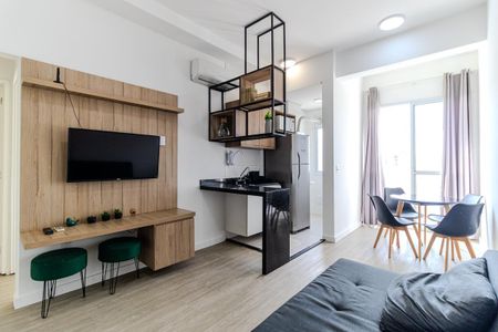 Sala de apartamento à venda com 1 quarto, 62m² em Santa Cecilia, São Paulo